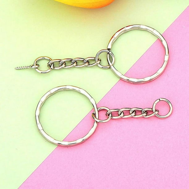 Llavero Partido De Latón Macizo De 24 Mm, Sin Níquel Ni Plomo, Ideal Para Organizar Llaves