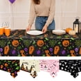 thumbnail image 7 of CaiYueKe Halloween Disposable Tablecloth 54x108 Inch, Plastic Rectangular Table Cover with Pumpkin Ghost Design for Party Banquet Birthday Wedding, Indoor Outdoor Festive Decoration Supplies, 7 of 7