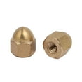 thumbnail image 2 of 10Pcs M3 Female Thread Nut DIN1587 Dome Cap Head Hex Brass Tone, 2 of 5