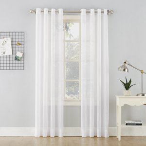 No. 918 Erica Crushed Sheer Voile Grommet Curtain Panel