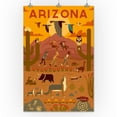 thumbnail image 3 of Arizona, Geometric (24x36 Giclee Gallery Art Print, Vivid Textured Wall Decor), 3 of 3