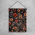 Vintage Style Red and Yellow Flowers Garden Flags, 12 x 18 Inch