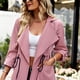 thumbnail image 5 of Abrigo De Solapa ClásicoAbrigo De Mujer Con Diseño De Cordón A La Moda Hermoso Para La Oficina ANGGREK Otros, 5 of 8