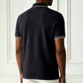 thumbnail image 6 of BRANROY Men's Short Sleeve Classic Polo Shirt - Business Casual Slim Fit Collared Top for Men, Lightweight Breathable Summer Shirts, Father's Day Gift for Office,Black,L, 6 of 6