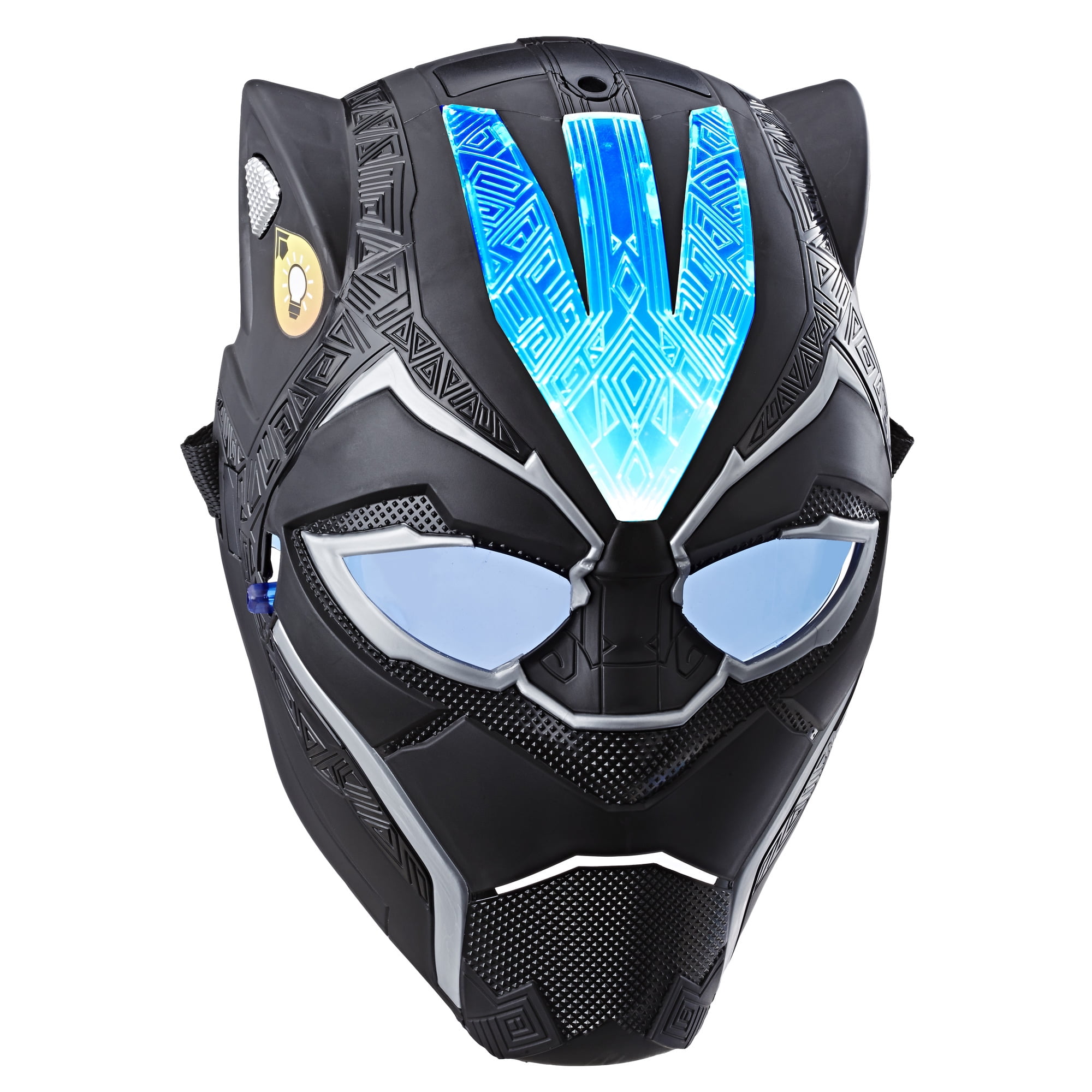 Marvel Black Panther Mask Adjustable Elastic Kids Adults Cosplay Role Play 9" 
