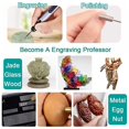 thumbnail image 4 of Engraving Machines Mini Electric Engraver Pen Cordless Tools Engraved Jewelry Glass Stone Metal Plastic Wood Resin, 4 of 5