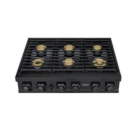Dacor - Contemporary 36" Built-In Gas Cooktop with 6 Burners with SimmerSear™, Liquid Propane - Graphite stainless steel