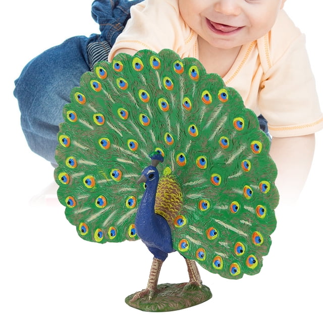 Modelo de pavo real decorativo, modelo de pavo real de alta simulación, modelo de pavo real, adorno de simulación, modelo de pavo real, diseño de clase mundial