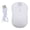 White, variant on Rupoun Dual Mode Wireless Bluetooth Mouse, 3 Adjustable DPI Silent Rechargeable Computer Mice for Laptop Notebook PC Tablet Mac iPad (Purple / 4.3 inches / 11.0 cm)