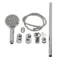 thumbnail image 2 of Shower Slide Rail Set, 1.5m G1/2 Hose Antirust 304 Stainless Steel 360 Rotation Shower Head  for Home, 2 of 8