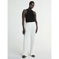 thumbnail image 2 of Scoop Women's and Women’s Plus Crepe High Rise Bootcut Suit Pants, Sizes 0-28, 2 of 4