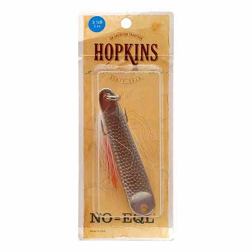Hopkins Lures NO=EQL Spoon, Treble Hook Bucktail, 2 oz, White - Walmart ...