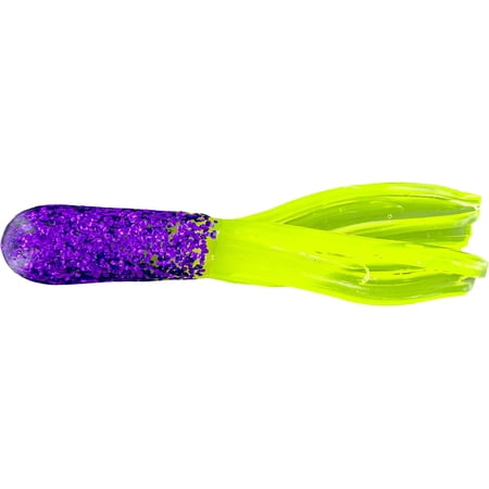 Big Bite Baits Crappie Tube Purple Glitter