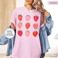 thumbnail image 4 of Strawberry Comfort Colors Shirt, Summer Strawberry Tee, Strawberry Shirt For Woman,Strawberry Lover,Strawberry Festival Gift,Botanical Tee, 4 of 6