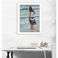 thumbnail image 3 of The Striped Skirt By Georgia Janisse Printed Wall Art Wood Multi-Color, 3 of 4