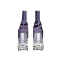 Eaton Tripp Lite Series Cat6 Gigabit Snagless Molded UTP Ethernet Cable RJ45 M/M PoE Purple 50 ft. 15.24 m
