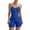 Blue, variant on Women's Sport Seamless Jumpsuit Yoga Jumpsuit Sleeveless Elastic Skinny Tracksuits Padded Gym Playsuit Ribbed Rompers For Fitness Jogging Blue M