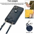 thumbnail image 5 of Phone Case for iPhone 14 with Card Holder for Women Men,iPhone 14 Crossbody Cases with Strap Lanyard for Girl,PU Leather Anti-Lost Strap Case for iPhone 14 6.1",Blue, 5 of 13