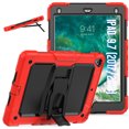 thumbnail image 6 of FJLBDE Case for iPad 6th / 5th Gen (2018 2017) / iPad Air 2 / iPad Pro 9.7 inch, Rugged Shockproof Tablet Cases Cover with Kickstand Shoulder Strap, Red, 6 of 7