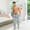 thumbnail image 6 of PRIYAL Cookies Gingerbread Men's Pajama Pants Sleepwear Lounge Pajama Bottoms with Pockets, S M L XL XXL, 6 of 7