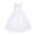 thumbnail image 2 of Ekidsbridal Heart Cutout Sequin Flower Girl Dress for Toddlers Junior Pageant Father Daughter Dance Recital Gowns 172seq 12, 2 of 3