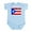 Sky Blue, variant on CafePress - Vintage Puerto Rico Infant Bodysuit - Baby Light Bodysuit, Size Newborn - 24 Months