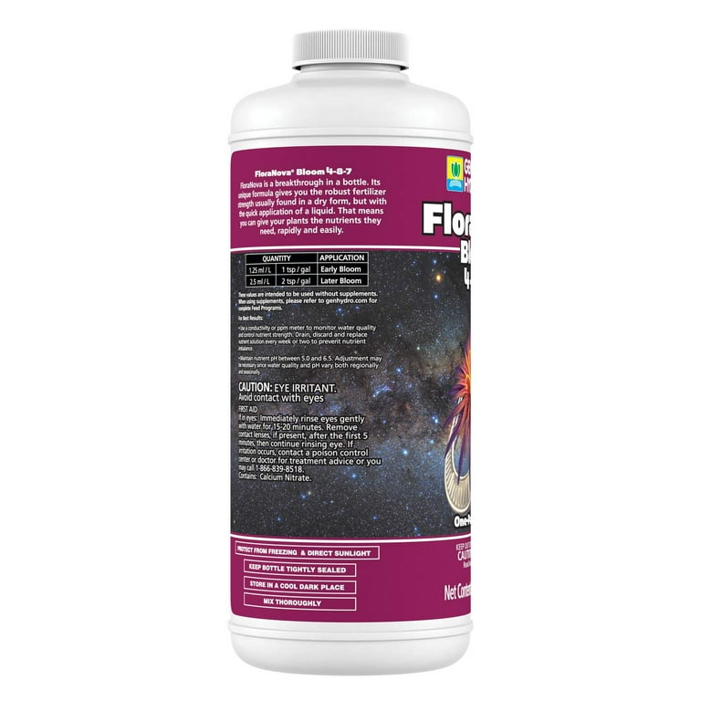 General Hydroponics HGC718810 FloraNova Bloom One-Part