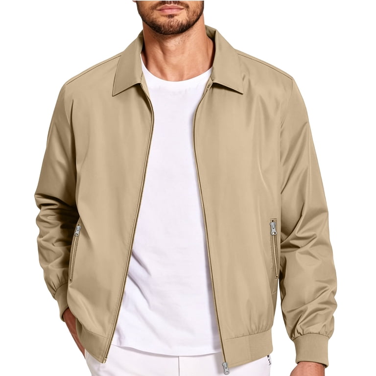 【SALE】　GOTL RELAXED TRACK JACKET JTSRKL Full Zip Track Jacket for Men Laydown Collar Casual Stylish