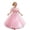 O40 Pink, variant on Angala Toddler Girls Dresses Solid Evening Gown Maxi Dresses Off Shoulder Fashion Elegant Comfortable Birthday Evening Party Child Summer Outfit Size 3-4 Years Blue