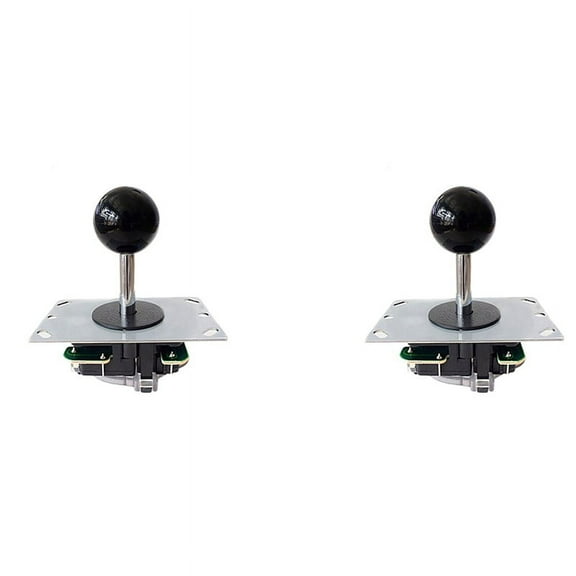 2X Arcade Joystick Controller Joystick Joystick with Circuit Board 5P Pin Without Light Joystick Game Console Handle I