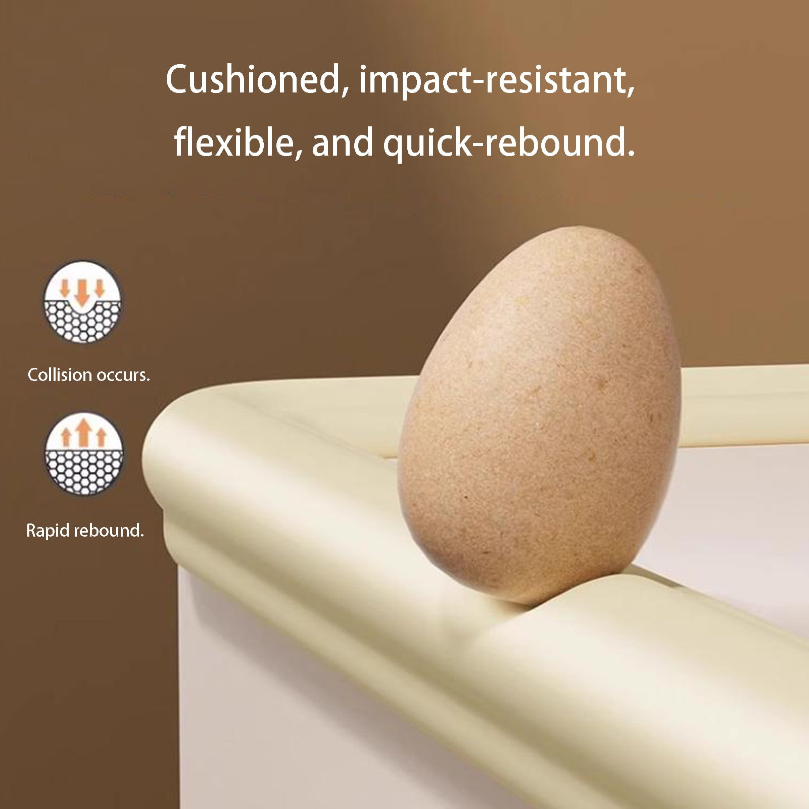 Corner Guards Edge Protectors, L-Shaped Proofing Protector Bumper Rubber Strip,Furniture Tables Foam Adhesive Collision For Table Edges Sharp Corners