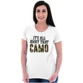 thumbnail image 4 of Its All About That Camo Hunting Womens Slim Fit Graphic Tee Brisco Brands L, 4 of 5