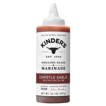 Kinder's Chipotle Garlic Marinade Sauce, 16.1oz