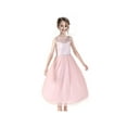 thumbnail image 4 of Girls Dress Blush Pink Rhinestone Chiffon Dance Ball Maxi Gown 7 Years, 4 of 7