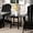 Black, variant on Costaelm Adirondack Outdoor Side Table, All Weather HDPE Patio End Table for Portside, Red