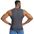 thumbnail image 4 of Yiaimeir Men's Sleeveless Compression Tank Tops Moisture-Wicking Athletic Tank Top For Gym Running Training & Sports Red,Size S-3XL, 4 of 4
