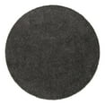 thumbnail image 7 of Unique Loom Solid Shag Collection Area Rug (10' Round Graphite Gray), 7 of 7