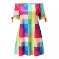 thumbnail image 4 of SMihono Robe Maxi Bohème d'Été pour Femmes Grande Taille Mode Féminine Manches Courtes Imprimé Fleurs Robe Pull Plage Robe d'Été, 4 of 6