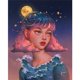 thumbnail image 1 of Pintura al óleo de niña en la nube por números, pintura sin marco pintada a mano, adorno para el hogar FLhrweasw Nuevo, 1 of 9