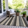 thumbnail image 3 of Dalyn Rugs Machine Washable Indoor/Outdoor Chantille Black 10' x 14' Rug, 3 of 9