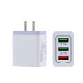 thumbnail image 1 of Sidaley rápido de 3 puertos para 3 USB para de teléfono móvil para Adaptador de de pared Cargadores de dispositivos electrónicos enchufe blanco y estadounidense Enchufe de EE. UU., 1 of 5