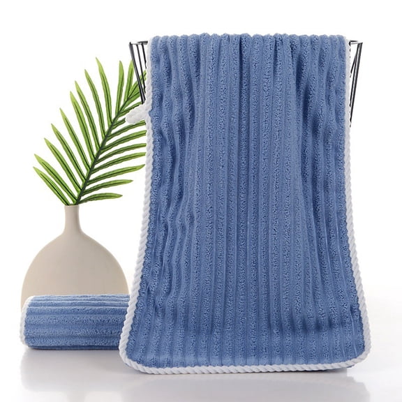 Aodebiao Microfiber Coral Fleece Washcloths, Ultra Absorbent and Soft Face Towel, Perfect Wash Cloths for Bathroom, Gym, Travel, Spa and Makeup