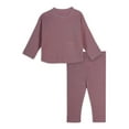 thumbnail image 3 of Modern Moments by Gerber Baby Girl Long Sleeve Waffle Top & Legging, 2 Piece Outfit Set, Sizes 0/3-24 Months, 3 of 9