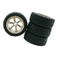 thumbnail image 3 of 4 Pieces Non- Wheel Tires Replacement Accessories :28 Remote Control Race Car - Titanium, 30mm, 3 of 7