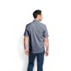 thumbnail image 4 of Camisa Orvis Tech Chambray Work de manga corta para hombre azul-M, 4 of 5
