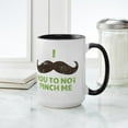 thumbnail image 4 of CafePress - Mustache Pinch Large Mug - 15 oz Ceramic Large White Novelty Mug, 4 of 4