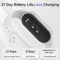 thumbnail image 5 of Xiaomi Smart Band 10 Fitness Tracker (2025), Pantalla AMOLED de 1,72 Pulgadas con 1500 nits, Mi Band 10, Nuevo Control de la frecuencia cardíaca de natación, Resistente al Agua 5 ATM, 21 días de, 5 of 5