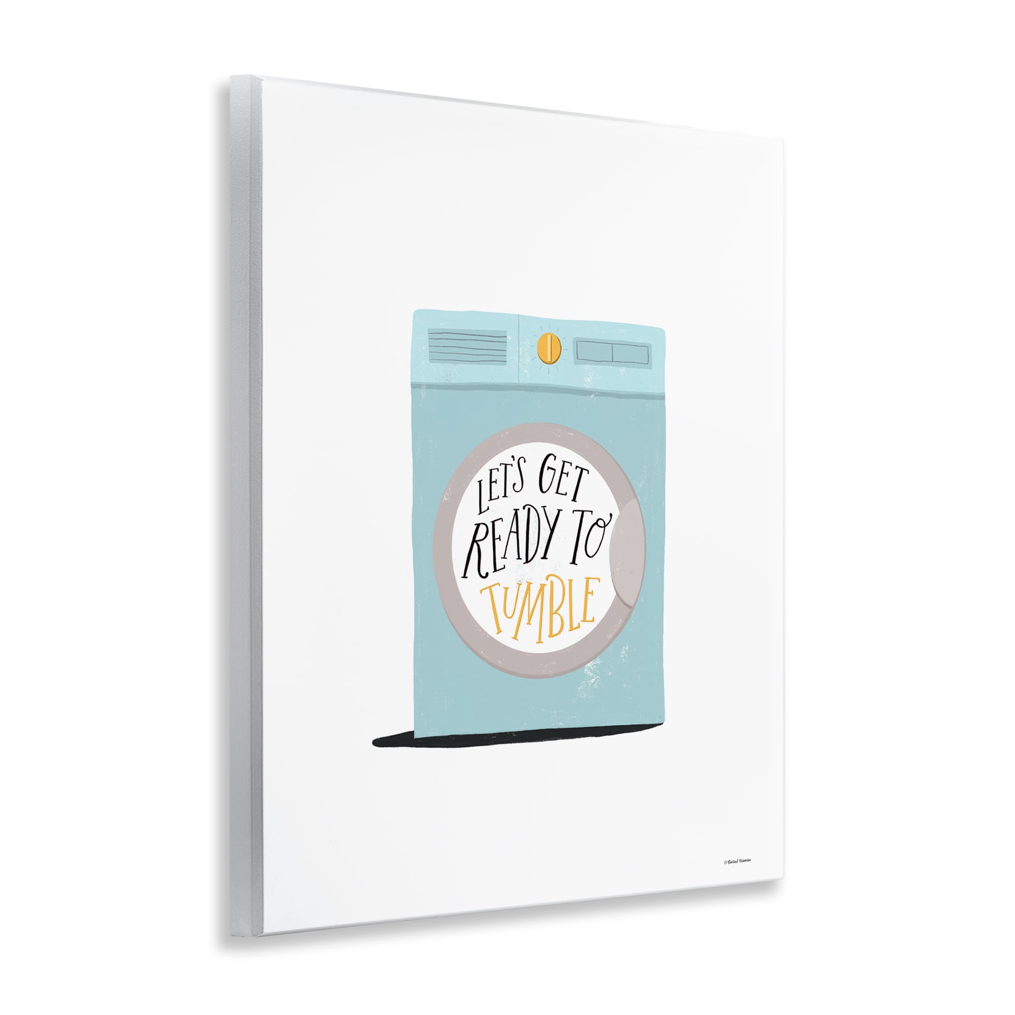 Stupell Industries Ready to Tumble Laundry Typography Painting Unframed Art Print Wall Art, 11 x 14