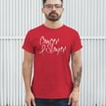 thumbnail image 3 of Tee Hunt Cancer Slayer T-Shirt Breast Cancer Awareness Ribbon Hope Healing Men's Tee, Red, Large, 3 of 5
