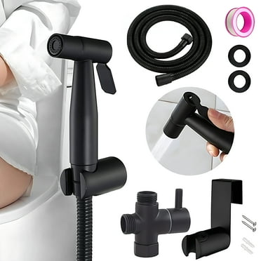IFCOW Handheld Bidet Sprayer for Toilet, Brushed Nickel Bidet Attachment for Feminine Wash